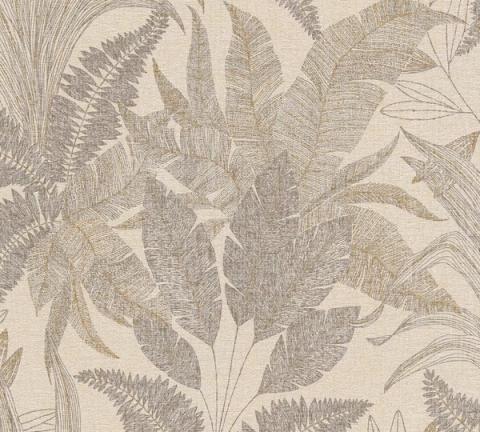 Gilded Fern wallpaper
