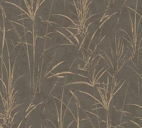 Bronze Reed wallpaper