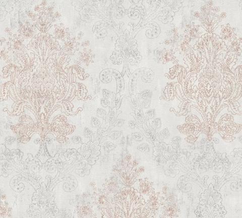Grey Baroque wallpaper