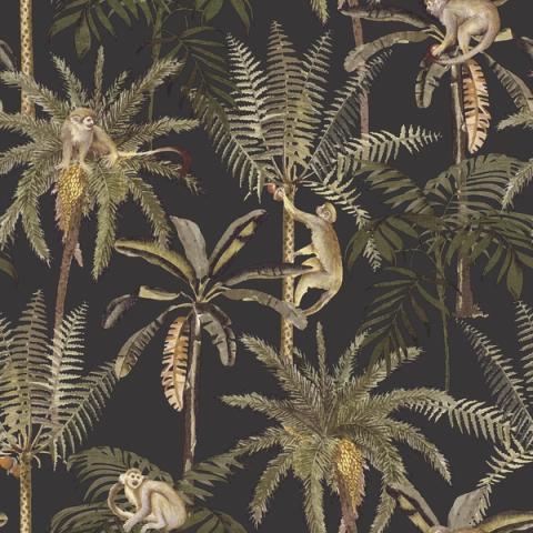 Ateles Black wallpaper