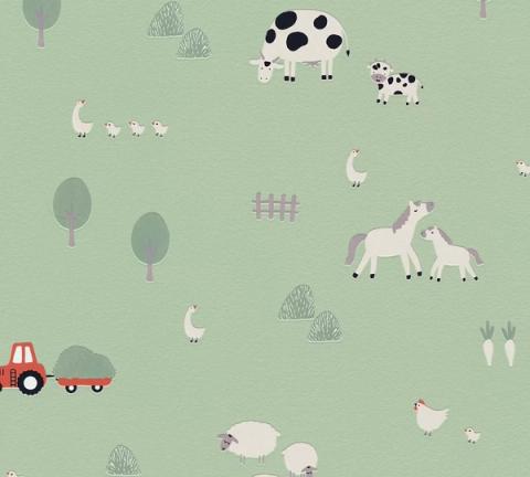 Meadow Farmyard wallpaper