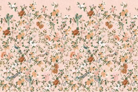 Imperial Gardens Pink wallpaper