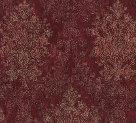 Red Baroque wallpaper