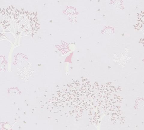 Lilac Fairy Wood wallpaper