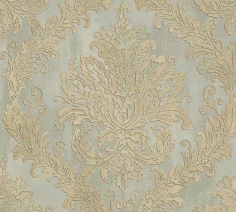 Sage Damask wallpaper