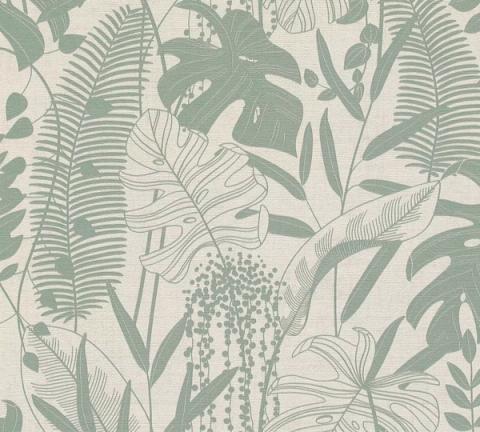 Sage Monstera wallpaper