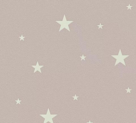 Mauve Glow Star wallpaper