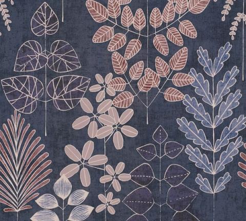 Midnight Herbarium wallpaper