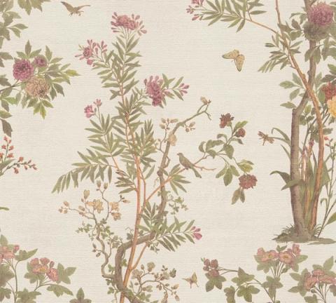 Ivory Chinoiserie wallpaper