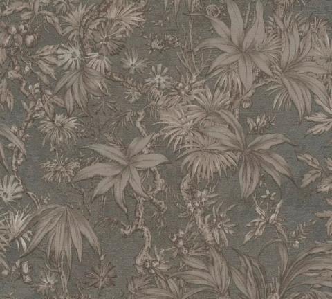 Umber Botanica wallpaper