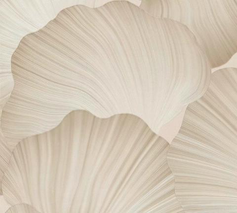 Beige Leaves wallpaper