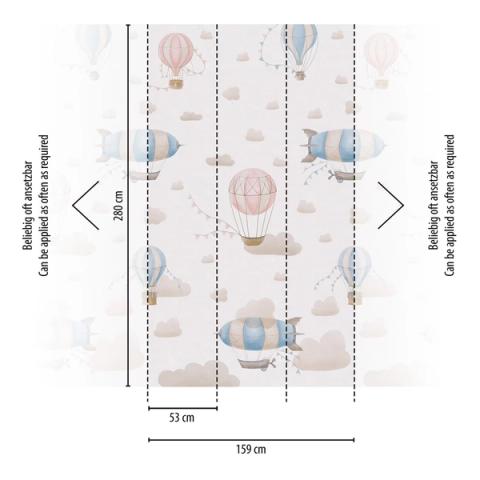 Cream Airship Panel wall panel