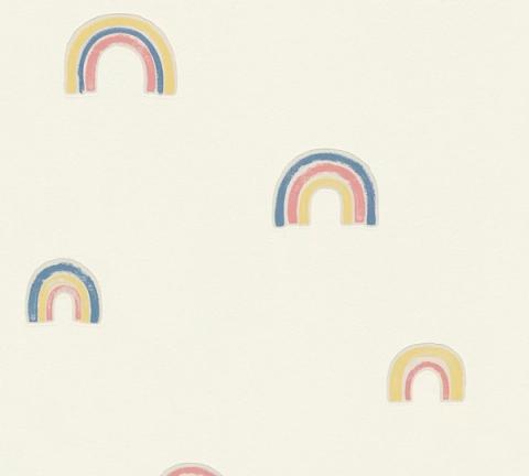 Cream Rainbow wallpaper