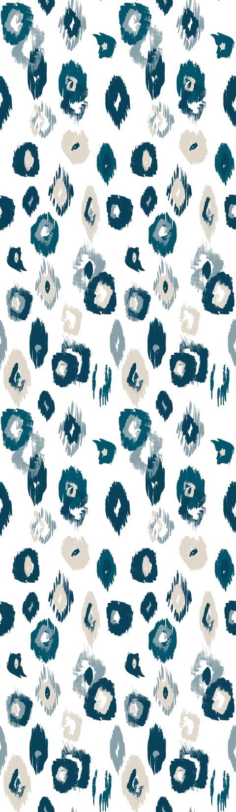 Animal Ikat Wilderness White & Serpentine
