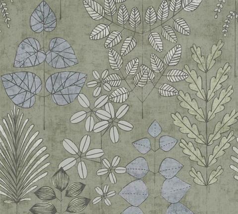 Olive Herbarium wallpaper