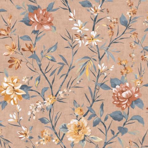 Sazanka Coral wallpaper