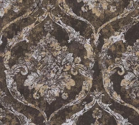 Onyx Damask wallpaper