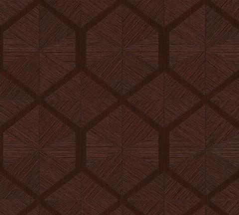 Mahogany Marquetry wallpaper