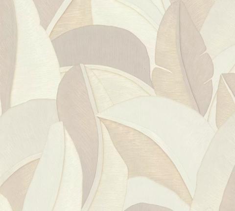 Cream Banana Leaf wallpaper