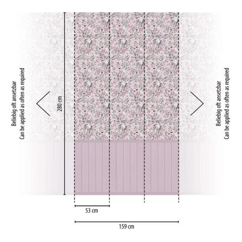 Rose Meadow Panel wall panel