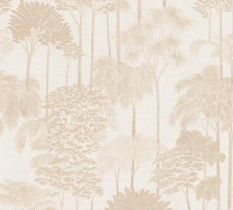 Cream Rainforest wallpaper