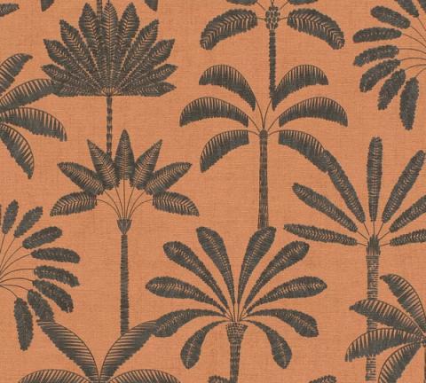 Terracotta Palmera wallpaper