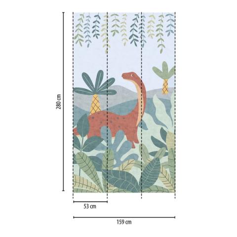 Dinosaur Jungle Panel wall panel