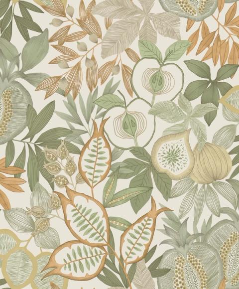 Nagano Green Orange wallpaper