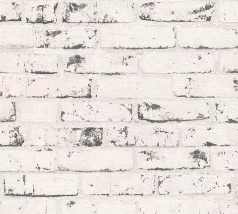 Whitewashed Brick wallpaper