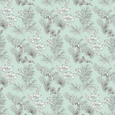 Toucan Toile Duck Egg