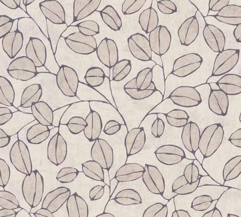 Taupe Eucalyptus wallpaper