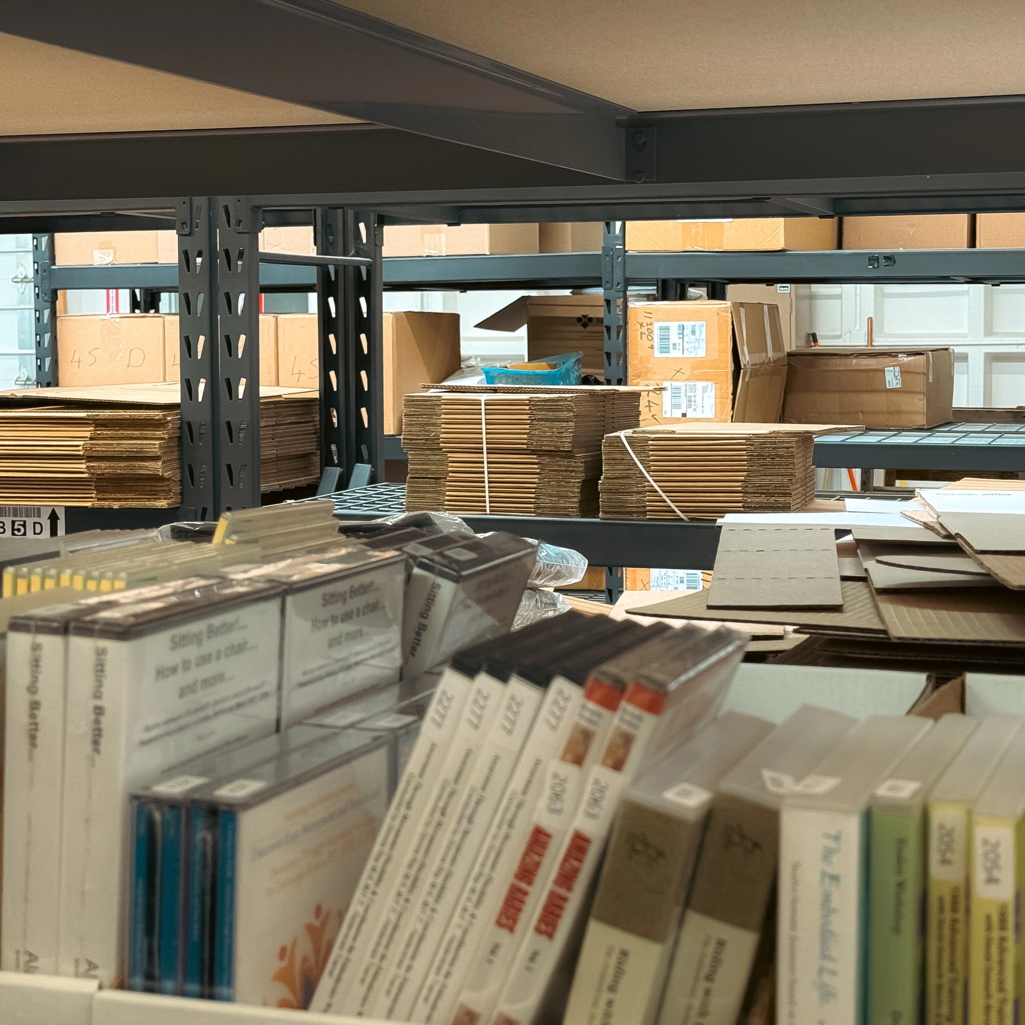 TAG Warehouse Closeup Shelf