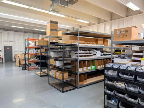 TAG Fulfillment Warehouse Shelves