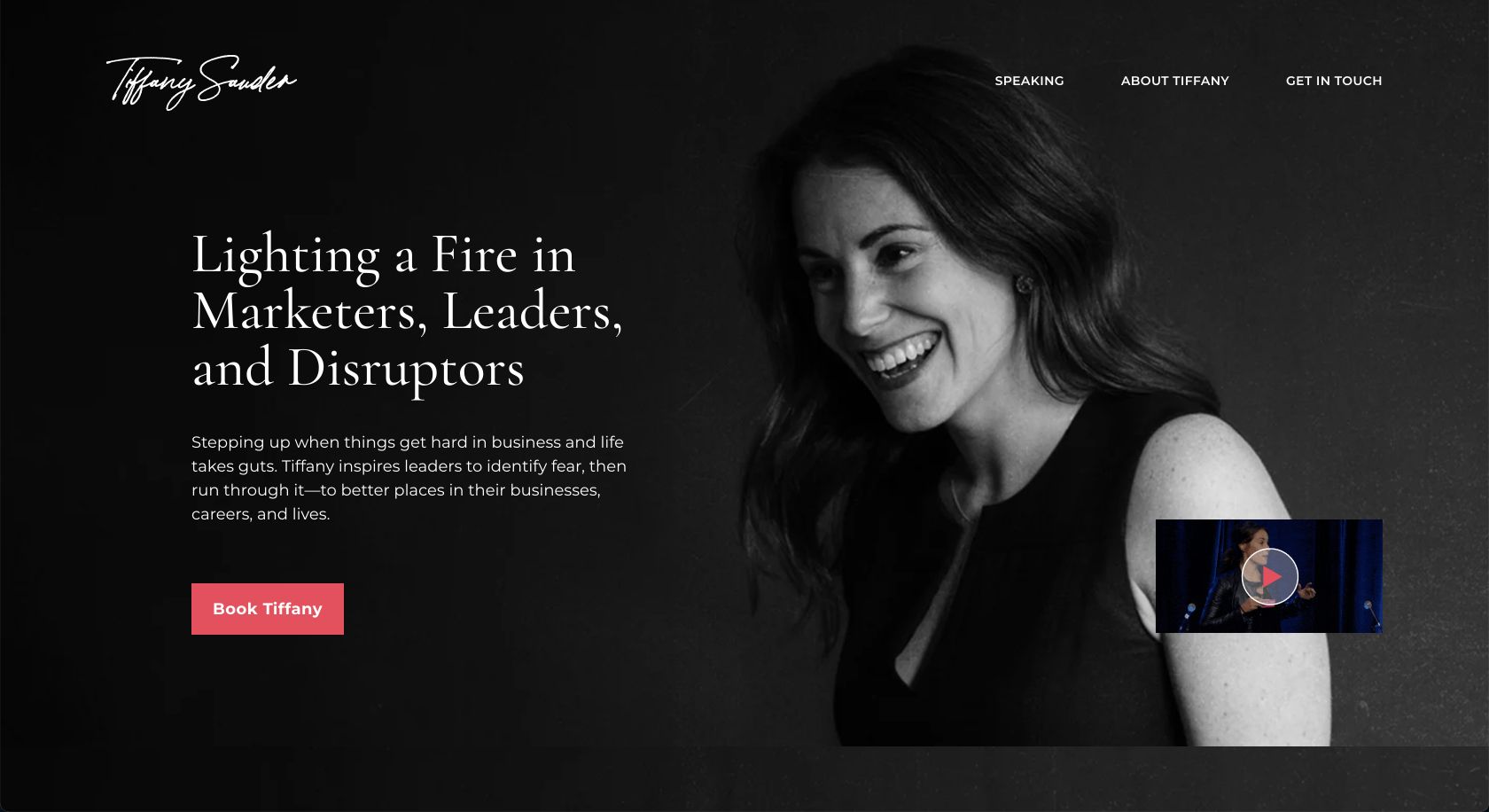 Tiffany Sauder Website preview