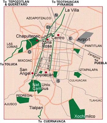 Mexico City Map