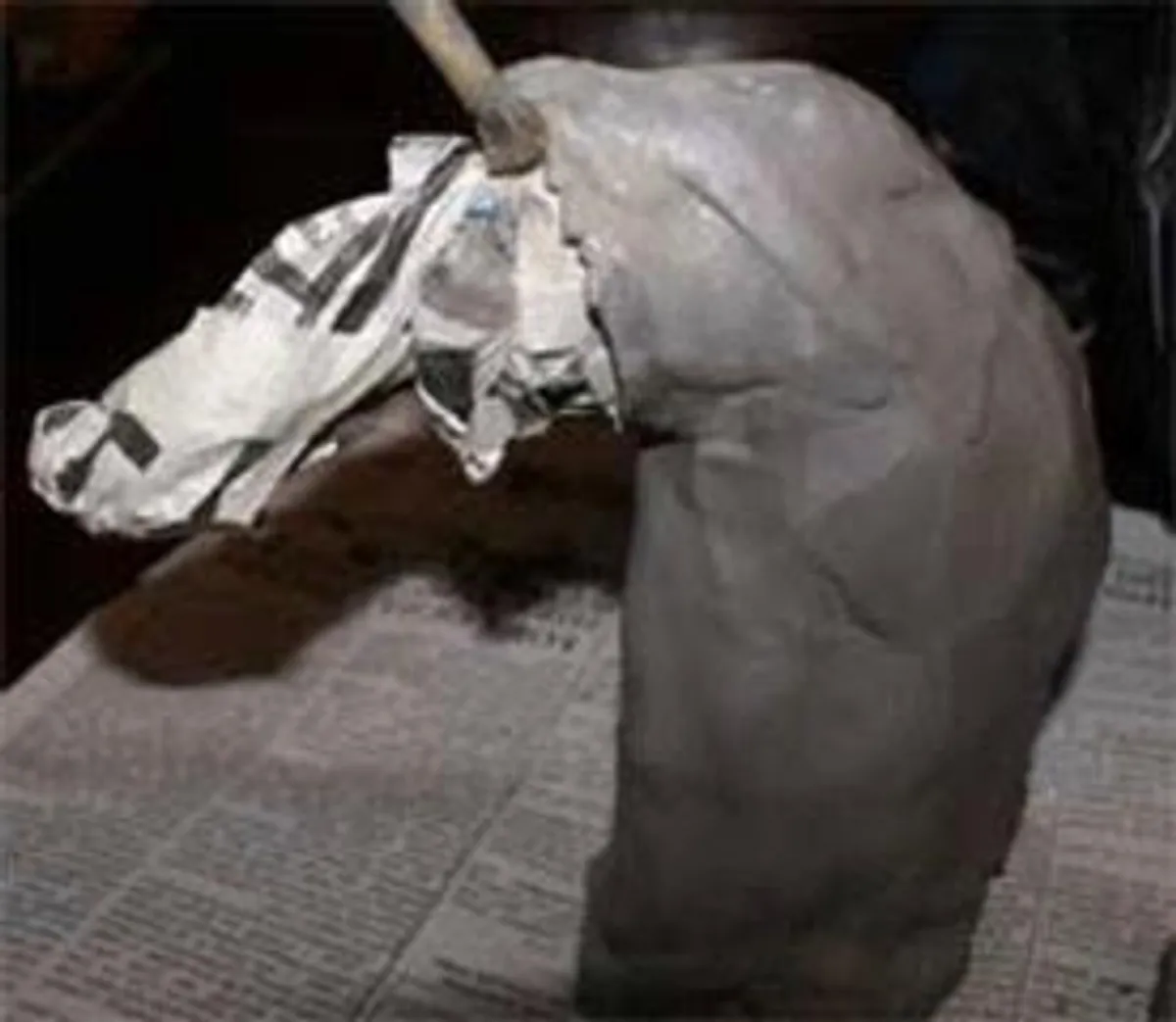 Basic shape with clay