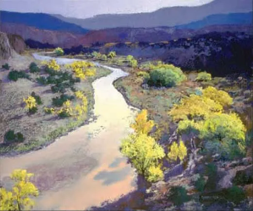 Abiquiu Afternoon, Pastel. Best of Show, Masterworks of NM, 2005