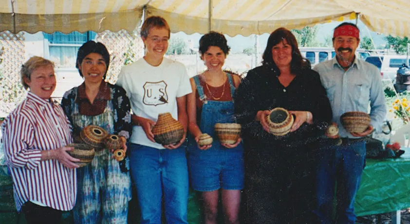 Cherokee Basket in the making 3