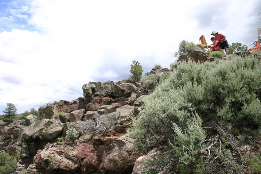 Teaching from a cliff