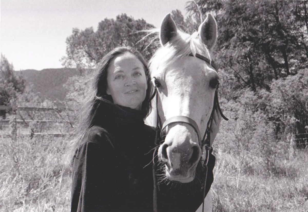 Ursula with a horse