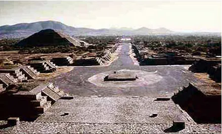 Temple of the Plumed Serpent; Pyramid of the Moon; and the Palace of the Jaguars
