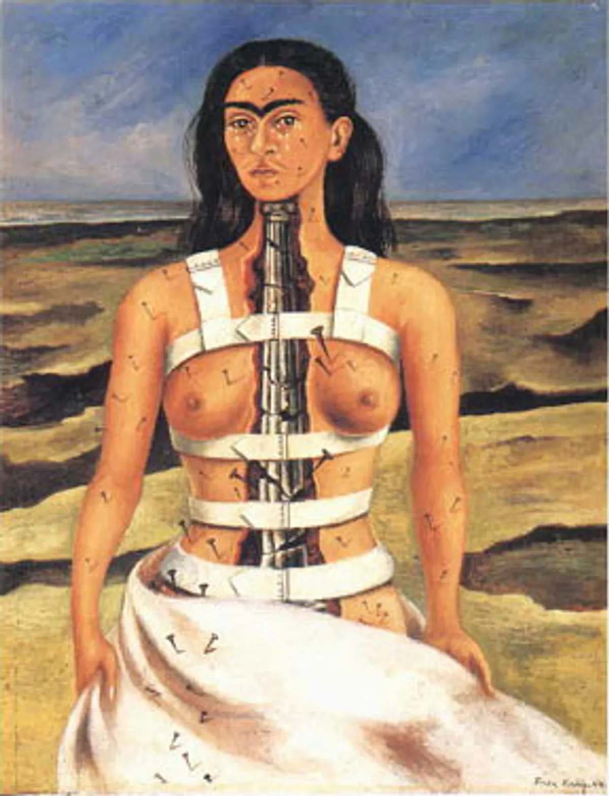 The Broken Column, Frida Kahlo, 1944