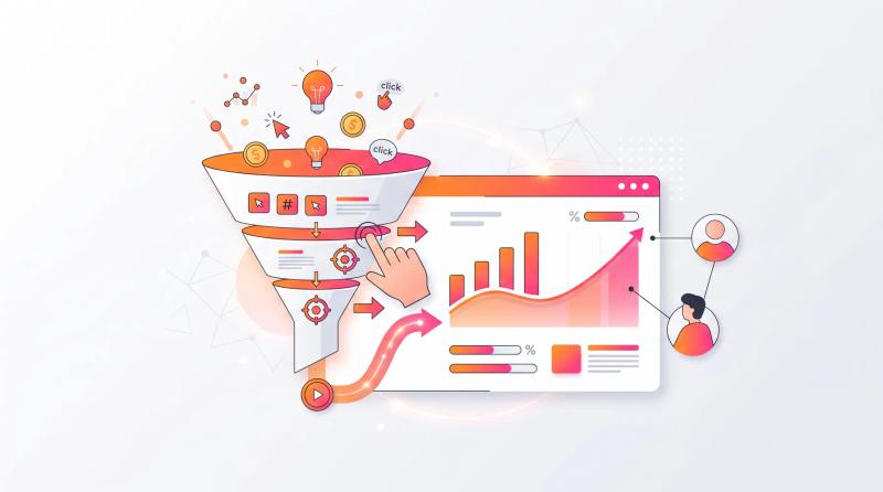Ilustração digital no estilo da Anúncios GO: mentoria individual de Google Ads — campanha de pesquisa construída na conta real do negócio, etapa por etapa