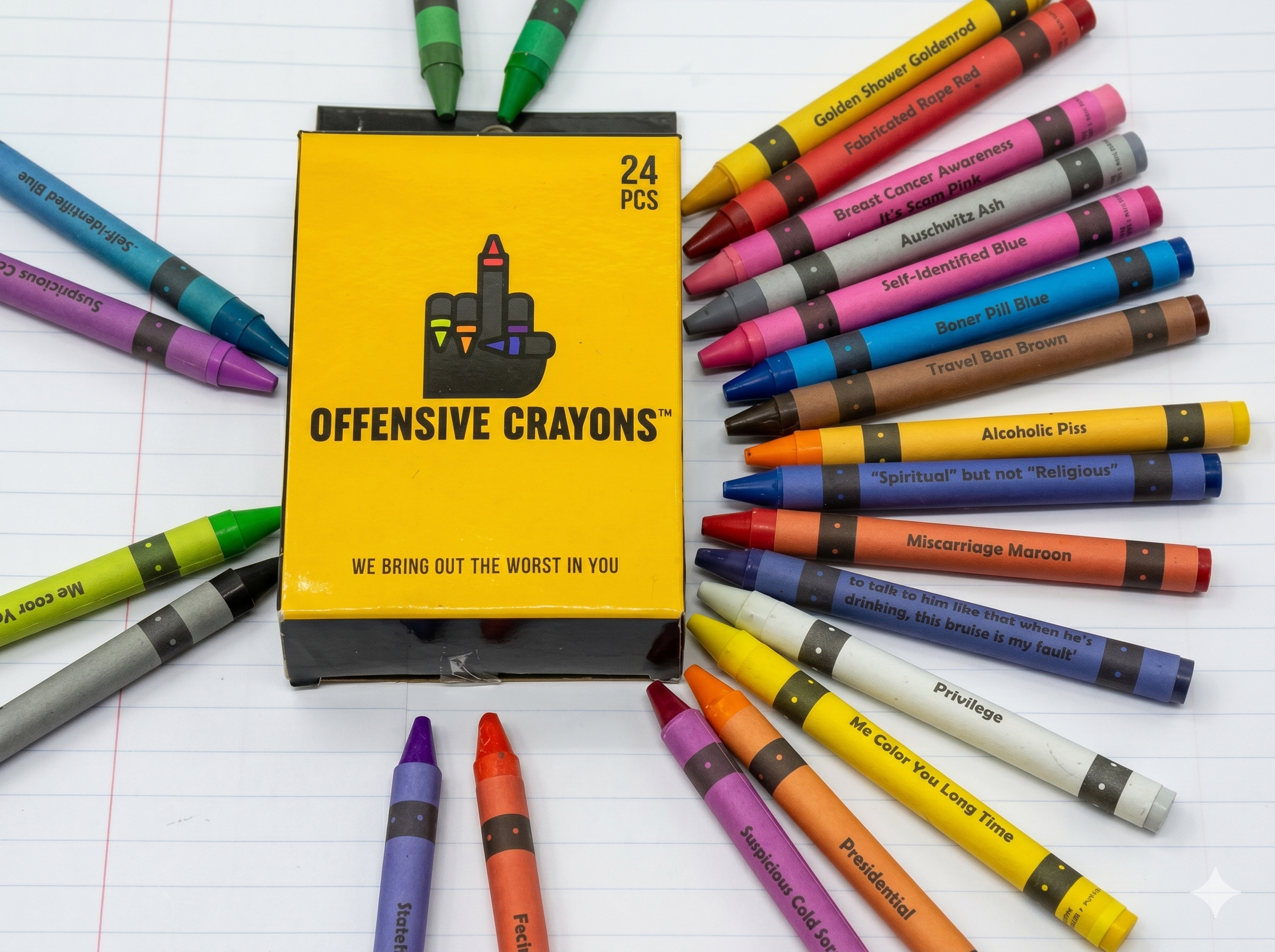Offensive Crayons