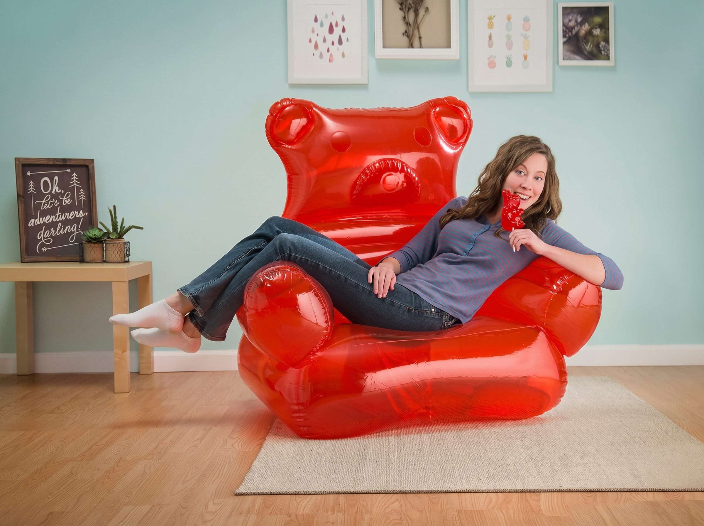 Inflatable Gummy Bear Chair