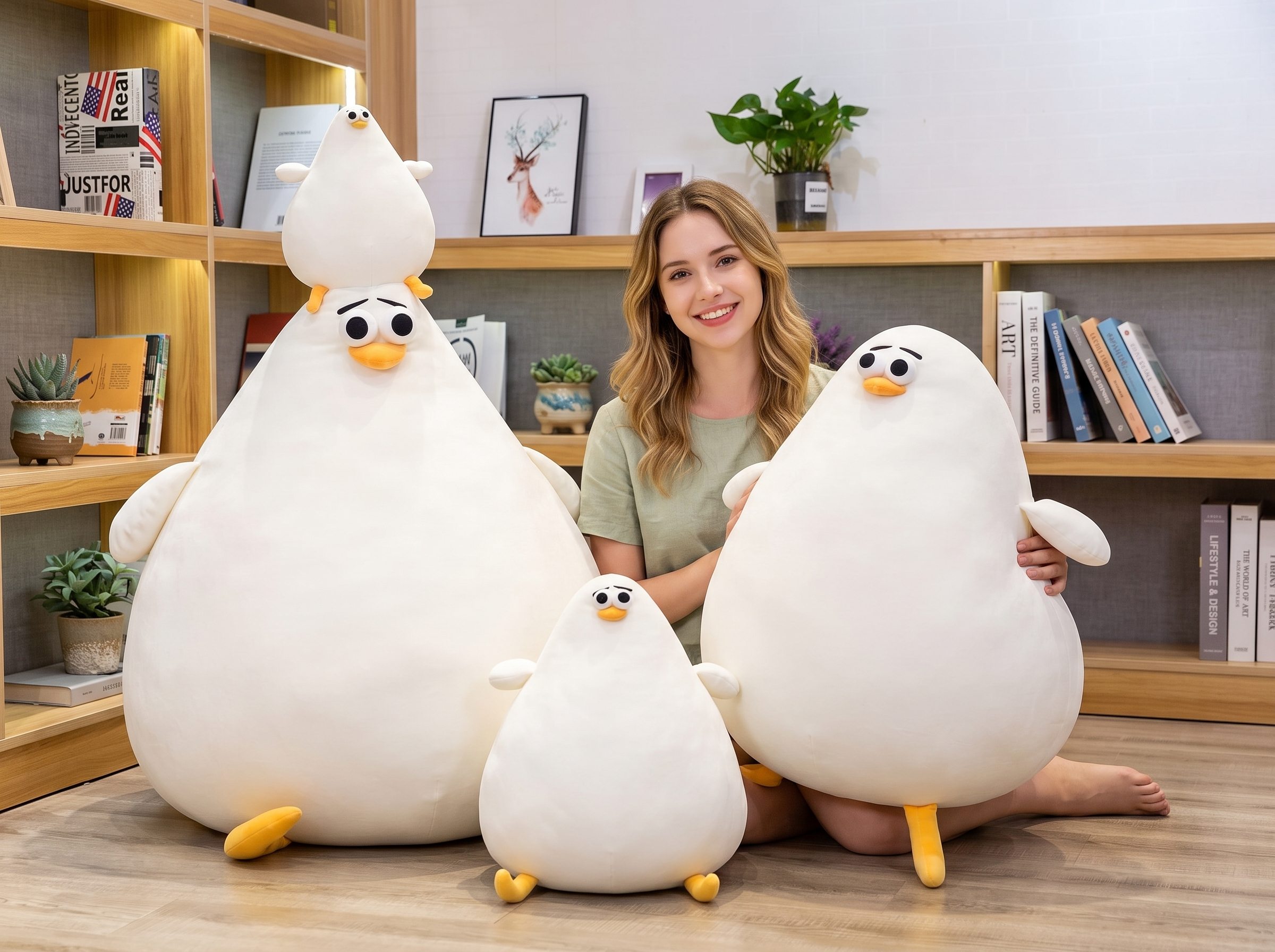 Funny Fat Chicken Plush