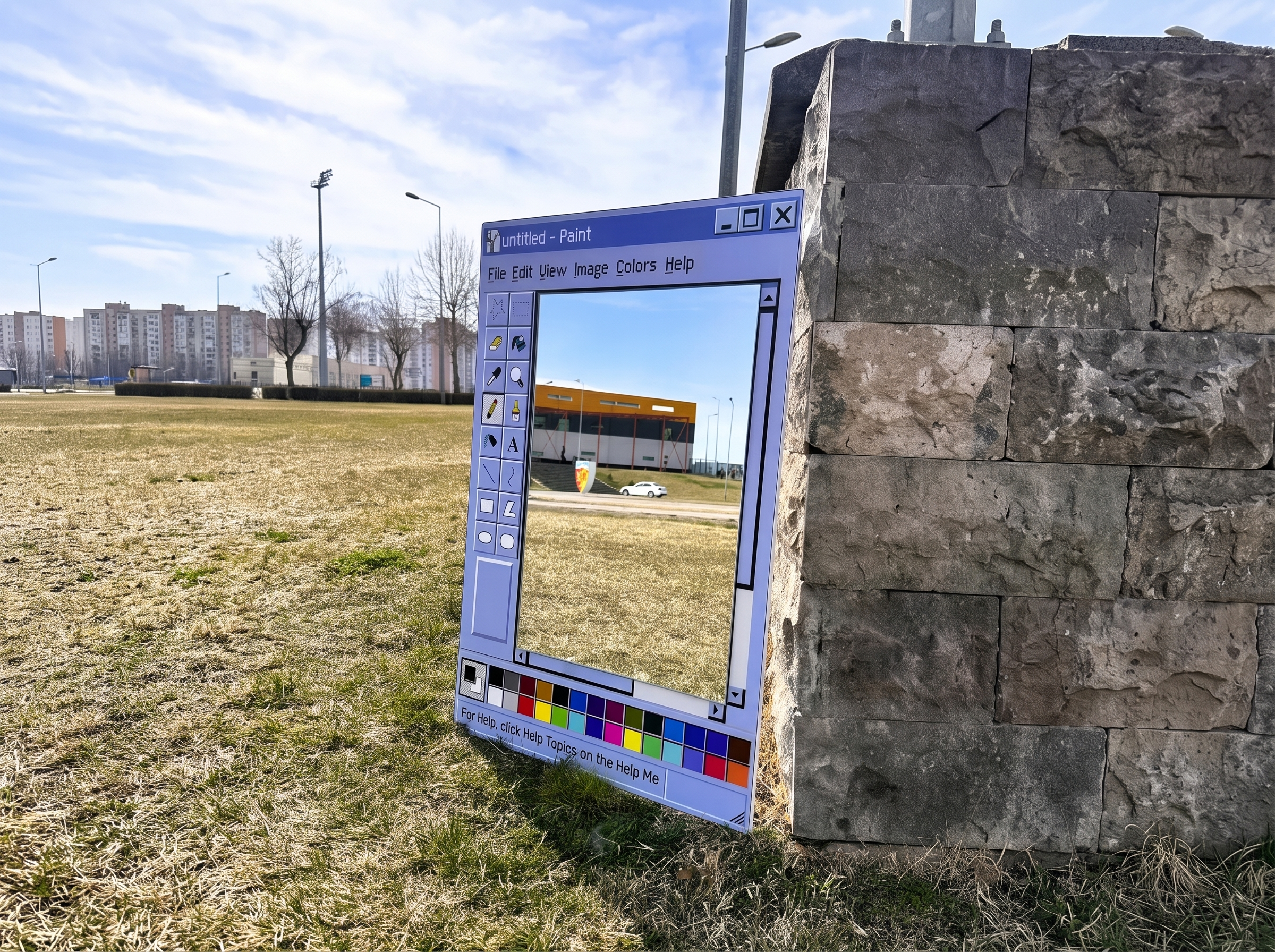 MS Paint Window Mirror