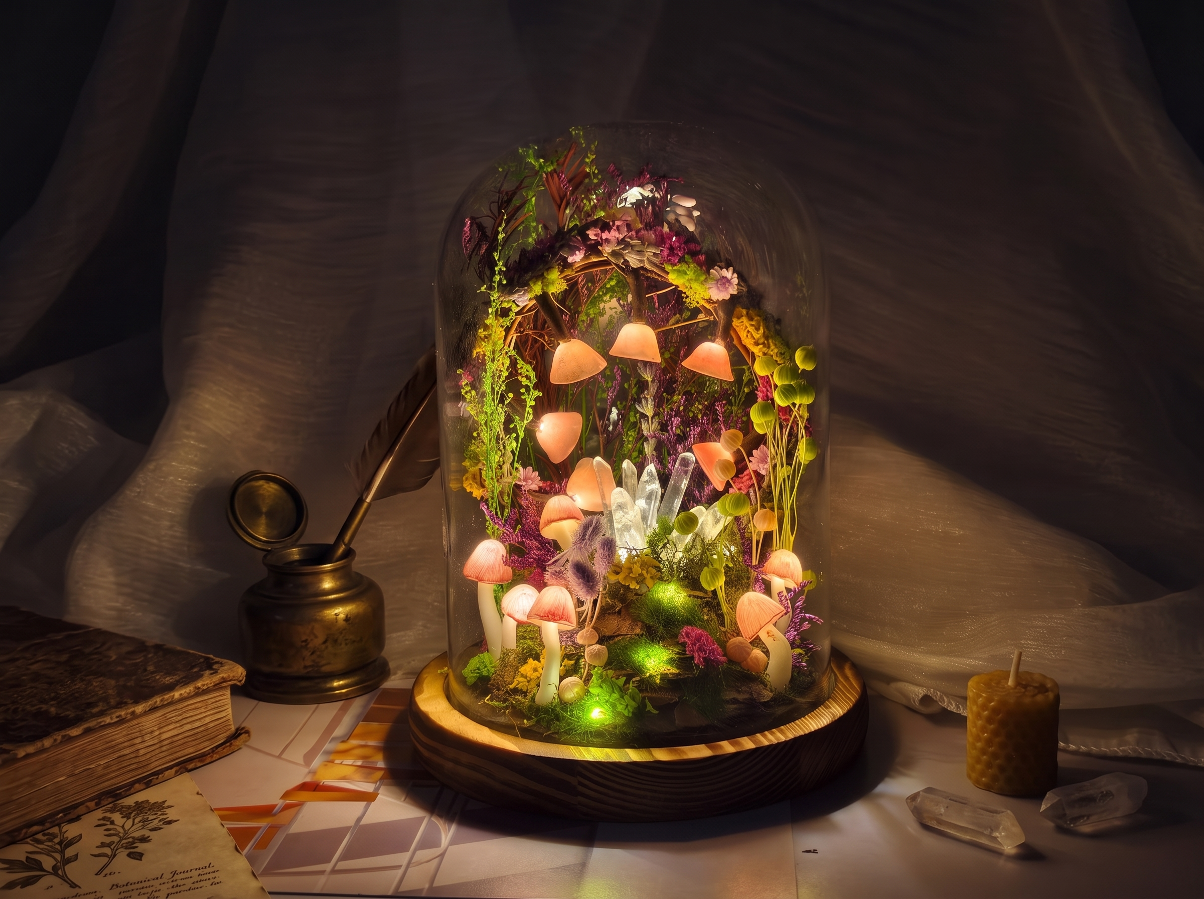 Glowing Mushroom Lamp