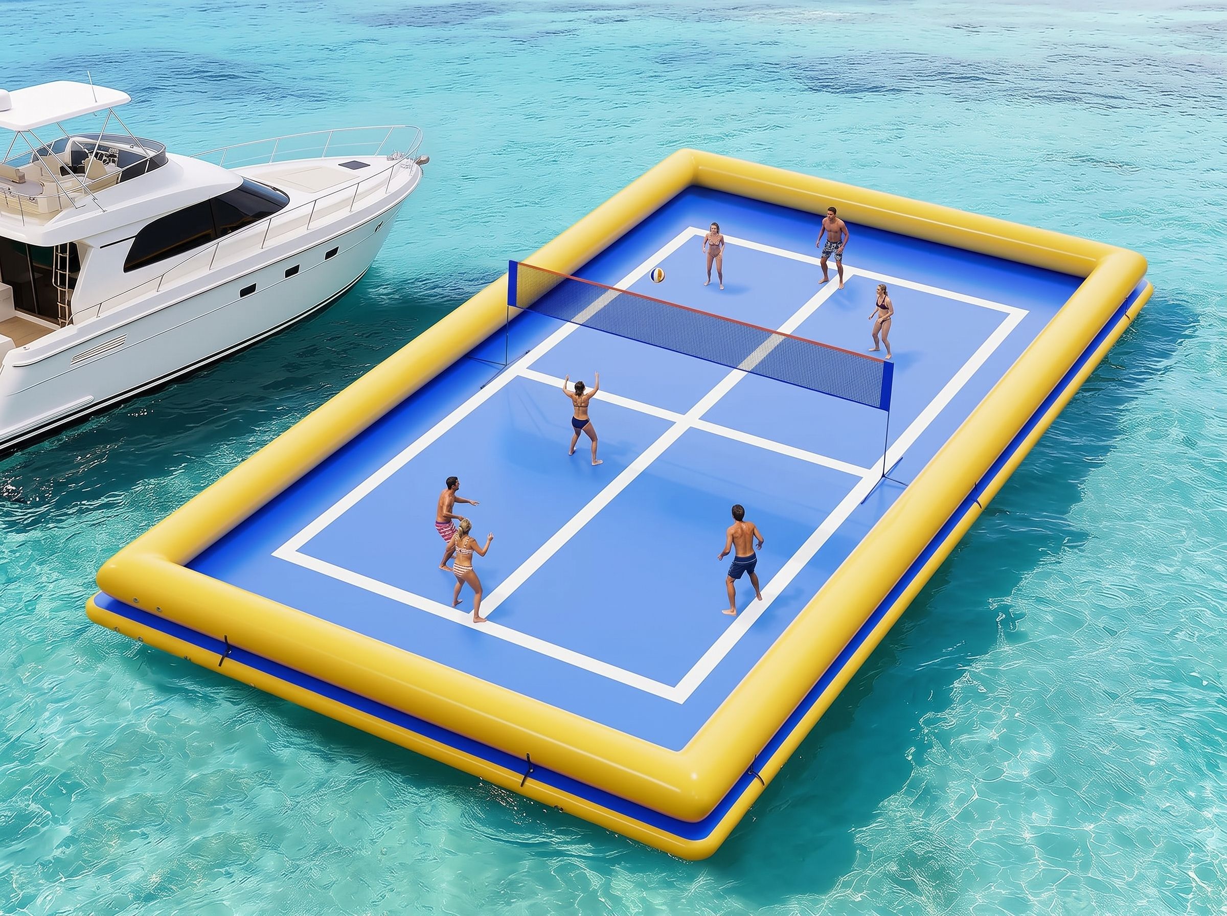 Floating Volleyball Court
