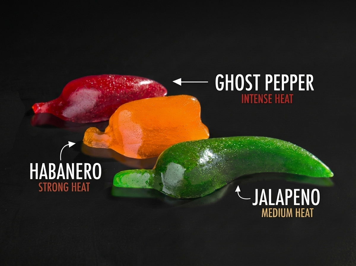 Gummies infused with Real Pepper